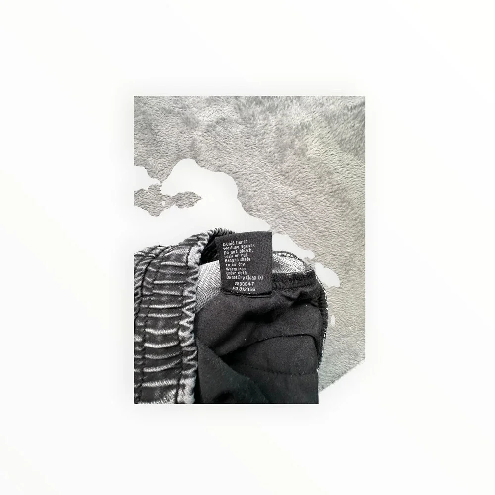 St. Goliath Denim Joggers Boys 5 Black Acid Wash Moto Biker Pants Ribbed‎ Cuffs